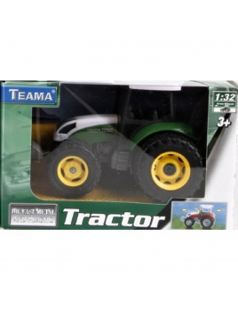 Traktor 13cm zelený
