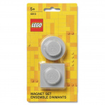 LEGO® Iconic magnetky, set 2 ks šedé