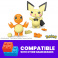 Mattel Mega Construx Pokémon Charmander & Pichu 40 dílků, HXP13