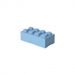 LEGO Box na desiatu 100 x 200 x 75 mm - svetlo modrý