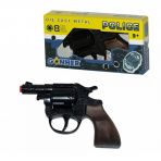 Gonher Policejní revolver kovový černý 12 ran