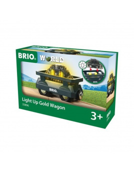 BRIO 33896 Svítící vagón se zlatem