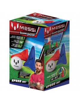 Messi Trénovací sada: Míč, pumpička, kužely, Beluga 50813