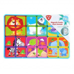 PlayGo 90403 Puzzle magnetické deskové zvířata