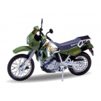 Kovový model motorky '02 Kawasaki KLR 650 1:18