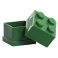 LEGO® Mini box 45x45x42 tmavě zelený