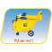 COBI 25124 Super Wings Opravář Donnie žluté letadlo