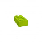 LEGO Box na desiatu 100 x 200 x 75 mm - svetlo zelený