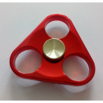 Fidget Spinner kov, Triangl červený