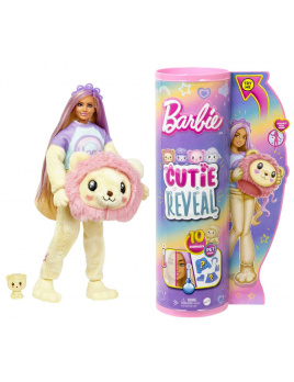 Mattel Barbie Cutie Reveal Pastelová edice Lev, HKR06