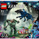 LEGO Avatar 75571 Neytiri a Thanator vs. Quaritch v AMP obleku