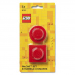 LEGO® Iconic magnetky, set 2 ks červené