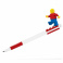 LEGO® Gelové pero s minifigurkou, červené - 1 ks