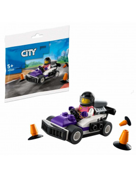 LEGO® CITY 30589 Pretekár v motokáre