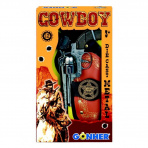 Gonher Kovbojská sada - Revolver kovový 12 ran + šerifská hvězda
