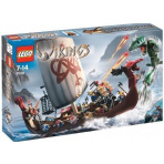 LEGO Vikings 7018 Vikingská loď v boji s midgarským hadom