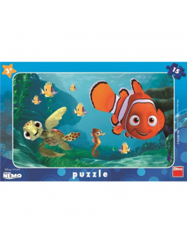 Dino Puzzle Nemo a želva 15d.