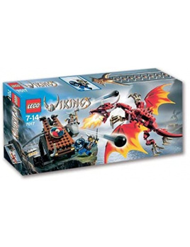 LEGO Vikings 7017 Viking Catapault vs. Nidhogg Dragon