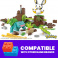 Mattel Mega Construx HTH69 Pokémon™ Emolga a Bulbasaur's v čarovném lese
