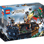 LEGO Vikings 7019 Viking Fortress Against the Fafnir Dragon Set