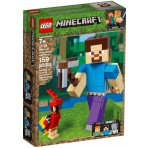 LEGO Minecraft 21148 Veľká figurka: Steve s papagájom