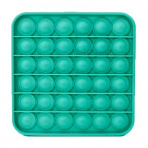 Bubble pops - Praskající bubliny silikon antistresová hra čtverec zelený