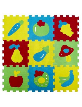 Pěnové puzzle Ovoce 30x30 cm