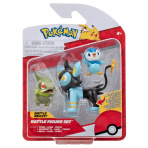 Pokémon figurky 3-pack Axew, Luxio, Piplup