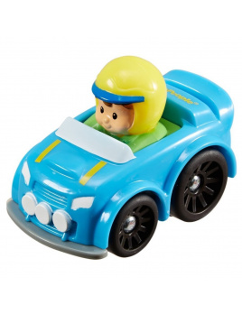 Fisher Price Little People mini autíčko Rally modré, Mattel Y3702