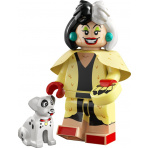 LEGO® 71038 Minifigurka Sté výročí Disney - Cruella s dalmatinem