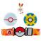 Pokémon Clip 'n' Go Poké Ball Belt Set Scorbunny