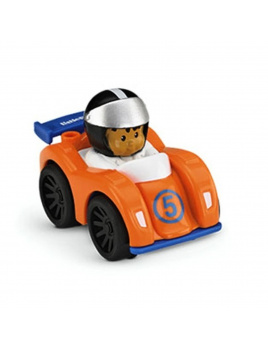 Fisher Price Little People mini autíčko oranžový závoďák, Mattel Y3703