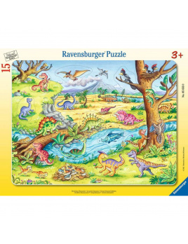 Ravensburger 05633 Puzzle Malí dinosauři 15 dílků