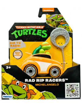 TMNT Želvy Ninja natahovací autíčko Michelangelo