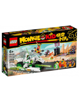 LEGO Monkie Kid 80006 motocykel Biely Dragon