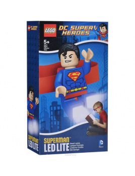 LEGO LED čelovka Super Heroes Superman 8 cm