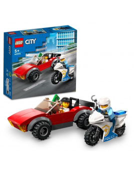LEGO CITY 60392 Naháňačka auta s policajnou motorkou