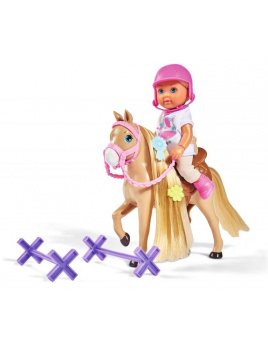 Panenka Evička s koníkem