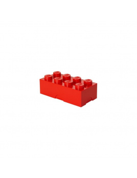 LEGO Box na desiatu 100 x 200 x 75 mm - červený