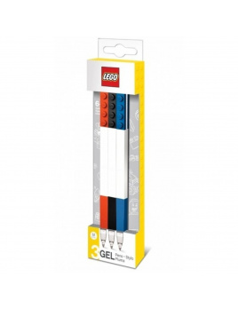 LEGO® Gelová pera, mix barev - 3 ks
