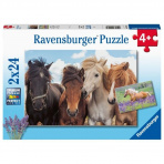 Ravensburger 05148 Fotky koní 2x24 dílků