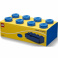 LEGO® Stolní box 8 se zásuvkou modrý